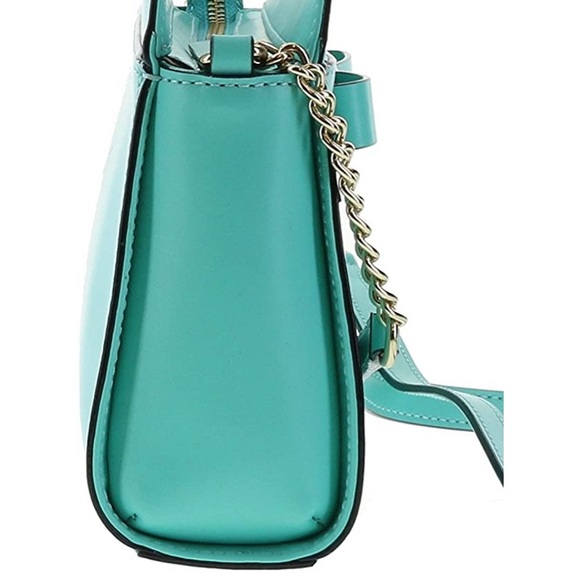 Kate Spade Angelica Crossbody Purse Tiffany Blue - Picture 5 of 11